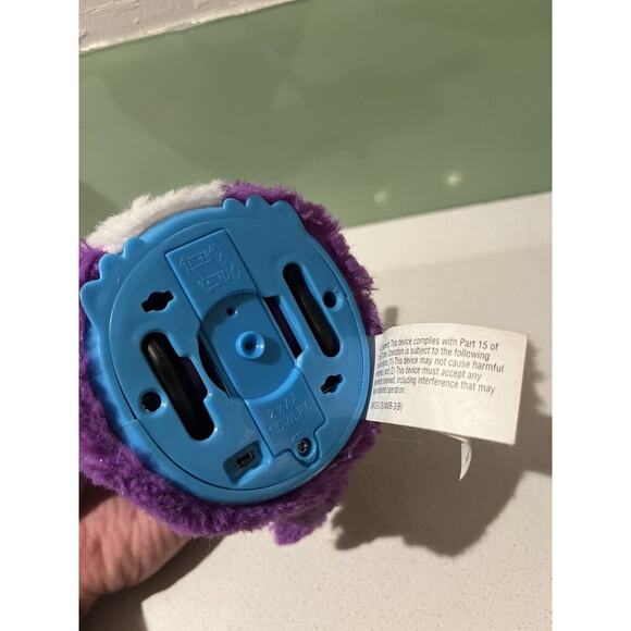 🏝️ Hatchimals Draggle Purple Dragon Interactive Plush Toy Spin Master - Picture 6 of 7